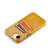 iPhone 17e / 16e Fierre Shann Retro Oil Wax Texture Card Slots PU Leather Phone Case - Yellow