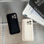 iPhone 17e / 16e Fine Hole Insert Card Slot TPU Phone Case - White