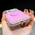 iPhone 17e / 16e Flash Rhinestone Double-sided IMD Love Heart Phone Case - Glitter Transparent