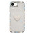 iPhone 17e / 16e Flash Rhinestone Double-sided IMD Love Heart Phone Case - Glitter White