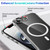 iPhone 17e / 16e Four Corner Airbags MagSafe Magnetic Phone Case - Transparent