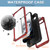 iPhone 17e / 16e Four-proof Metal Hybrid Silicone Phone Case - Red