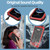 iPhone 17e / 16e Four-proof Metal Hybrid Silicone Phone Case - Red
