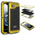 iPhone 17e / 16e Four-proof Metal Hybrid Silicone Phone Case - Yellow