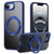 iPhone 17e / 16e Frosted 360 Degree MagSafe Magnetic Holder Phone Case - Blue