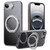 iPhone 17e / 16e Frosted 360 Degree MagSafe Magnetic Holder Phone Case - Grey