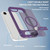 iPhone 17e / 16e Frosted Holder PC Hybrid TPU MagSafe Phone Case - Purple