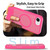 iPhone 17e / 16e Frosted Holder PC Hybrid TPU MagSafe Phone Case - Rose Red