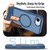 iPhone 17e / 16e Frosted Holder PC Hybrid TPU MagSafe Phone Case - Royal Blue