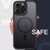 iPhone 17e / 16e Frosted MagSafe Magnetic Phone Case - Black