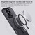 iPhone 17e / 16e Frosted MagSafe Magnetic Phone Case - Black
