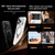 iPhone 17e / 16e Gear-Style Stress Relief 360 Rotation Holder MagSafe Phone Case - Black