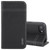 iPhone 17e / 16e GEBEI Top-grain Horizontal Flip Leather Phone Case - Black