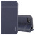 iPhone 17e / 16e GEBEI Top-grain Horizontal Flip Leather Phone Case - Blue