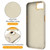 iPhone 17e / 16e Gen1.5 Pivot Ring Holder TPU Hybrid PC Phone Case - Apricot