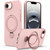 iPhone 17e / 16e Gen1.5 Pivot Ring Holder TPU Hybrid PC Phone Case - Pink
