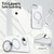 iPhone 17e / 16e Gen1.5 Pivot Ring Holder TPU Hybrid PC Phone Case - White