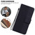 iPhone 17e / 16e Geometric Embossed Leather Phone Case - Black
