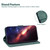iPhone 17e / 16e Geometric Embossed Leather Phone Case - Green
