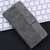 iPhone 17e / 16e Geometric Embossed Leather Phone Case - Grey