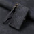iPhone 17e / 16e Geometric Zipper Wallet Side Buckle Leather Phone Case - Black