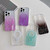 iPhone 17e / 16e Glitter MagSafe Hybrid Clear TPU Phone Case - Pink