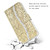 iPhone 17e / 16e Glitter Powder Filp Leather Phone Case - Gold