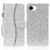 iPhone 17e / 16e Glitter Powder Filp Leather Phone Case - Silver