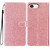iPhone 17e / 16e Glitter Powder Flip Leather Phone Case - Rose Gold