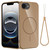 iPhone 17e / 16e Glossy TPU Shockproof MagSafe Phone Case with Lanyard - Gold