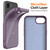 iPhone 17e / 16e Glossy TPU Shockproof MagSafe Phone Case with Lanyard - Purple