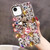 iPhone 17e / 16e Handmade Bling Rhinestone Gemstone Fox PC Phone Case - Pink