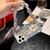 iPhone 17e / 16e Handmade Diamond Purple Gemstone Scarf Bracelet PC Phone Case - White