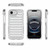 iPhone 17e / 16e High Transparency TPU Hybrid PC Airbag Phone Case - Transparent