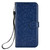 iPhone 17e / 16e Honeycomb Dot Texture Leather Phone Case - Blue
