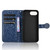 iPhone 17e / 16e Honeycomb Dot Texture Leather Phone Case - Blue