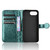 iPhone 17e / 16e Honeycomb Dot Texture Leather Phone Case - Green