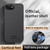 iPhone 17e / 16e HUIYI Leather Magnetic Phone Case - White