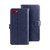 iPhone 17e / 16e idewei Crazy Horse Texture Leather Phone Case - Blue