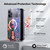 iPhone 17e / 16e IMD Blue Light Jungle Series Magnetic Phone Case - Flower