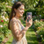 iPhone 17e / 16e IMD Blue Light Jungle Series Magnetic Phone Case - Flower