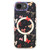 iPhone 17e / 16e IMD Blue Light Jungle Series Magnetic Phone Case - Pink Knot