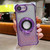 iPhone 17e / 16e Invisible Holder Gradient Glitter Magsafe Phone Case - Dark Night Purple
