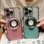 iPhone 17e / 16e Invisible Holder Gradient Glitter Magsafe Phone Case - Sierra Blue