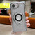 iPhone 17e / 16e Invisible Holder Gradient Glitter Magsafe Phone Case - Silver
