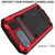 iPhone 17e / 16e IP68 Waterproof Dustproof Shockproof Phone Case - Red