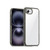 iPhone 17e / 16e iPAKY Aurora Series Shockproof PC + TPU Protective Phone Case - Transparent Black