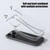 iPhone 17e / 16e iPAKY Aurora Series Shockproof PC + TPU Protective Phone Case - Transparent Purple