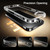 iPhone 17e / 16e iPAKY Crystal Clear Series Shockproof PC + TPU Protective Phone Case - Transparent