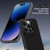 iPhone 17e / 16e iPAKY Star Lord Series Carbon Fiber Textured Oil Spray PC+TPU Phone Case - Black